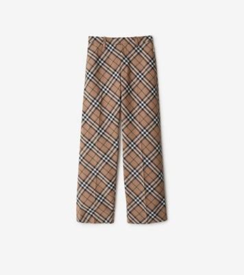 Wool Tailored Trousers in Linden/mountain 